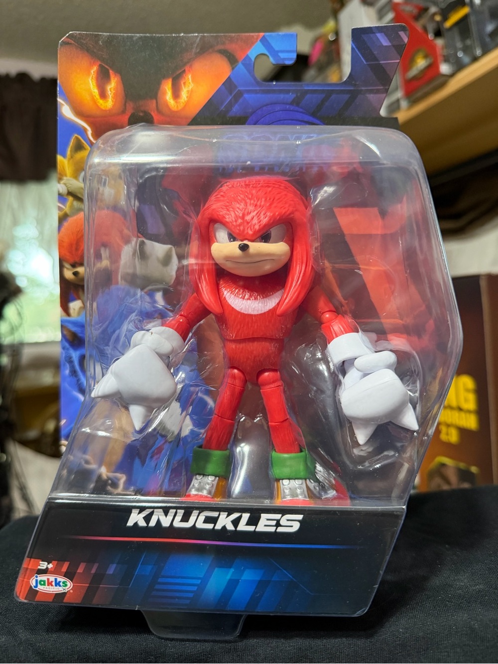 Knuckles Collectible Figure - Red - Jakks Pacific movie 3